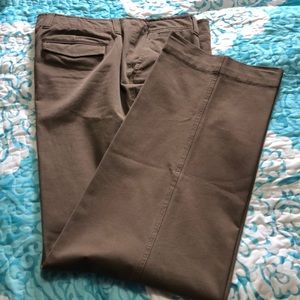 NWOT Eddie Bauer Brown twill trouser- TALL